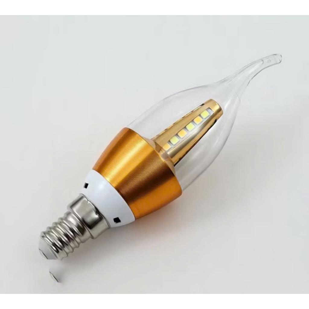 BÓNG ĐÈN LED NẾN 5W E14, BÓNG NHỌN 5W E14 VÀ  E27