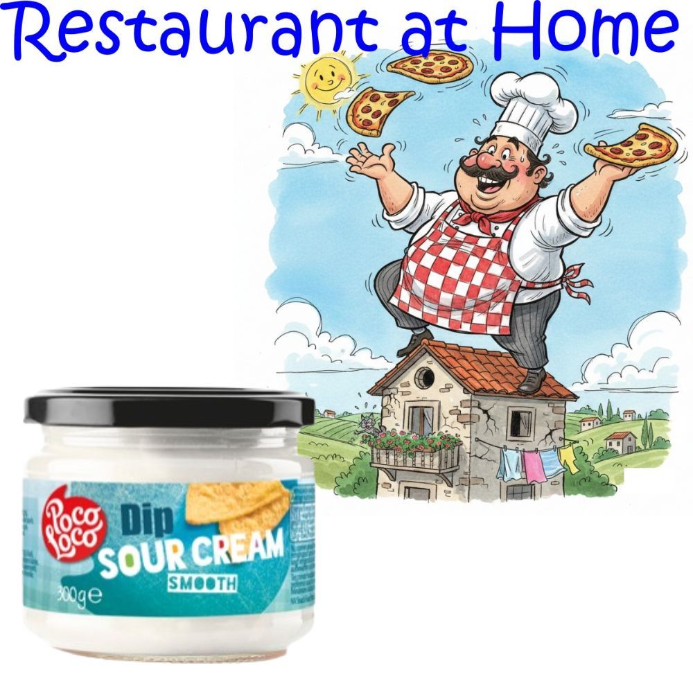 Poco Loco Sour Cream 300g, Sốt Chấm Vị Kem Chua Ăn Kèm Nachos & Snack