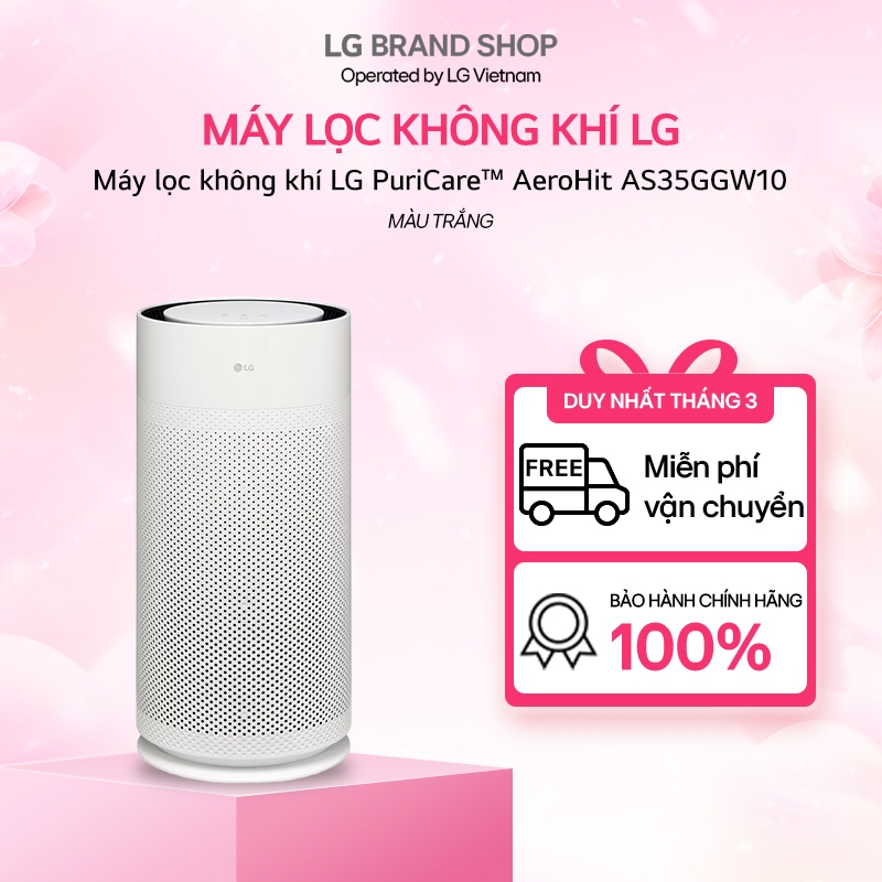 [Chỉ giao miền Bắc/Trung] Máy lọc không khí LG PuriCare™ AeroHit AS35GGW10