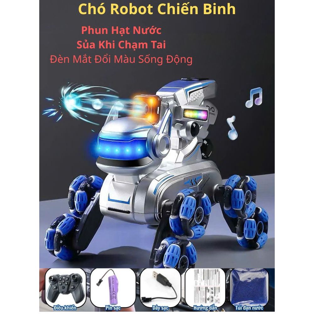 Đồ Chơi Robot Chó Thông Minh Siêu Cute, 8 Bánh Xe Linh Hoạt Có Thể Di Chuyển Trên Nhiều Địa Hình, Quà Tặng Hot 2024 | BigBuy360 - bigbuy360.vn