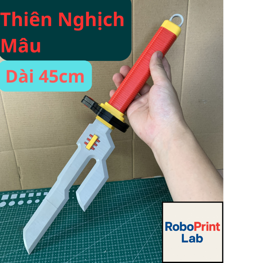 Mô hình Thiên Nghịch Mâu -Fushiguro Toji , Tỉ lệ 1:1 dài 45cm mô hình in 3D