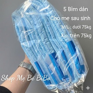 Combo 5 tã dán bỉm người lớn cho mẹ sau sinh,bông mềm thấm hút, khô thoáng caryn