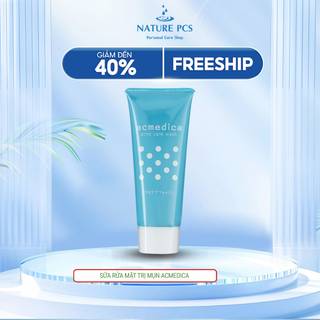 Sữa rửa mặt cho da dầu & mụn Naris Acmedica Acne Care Wash 100gr