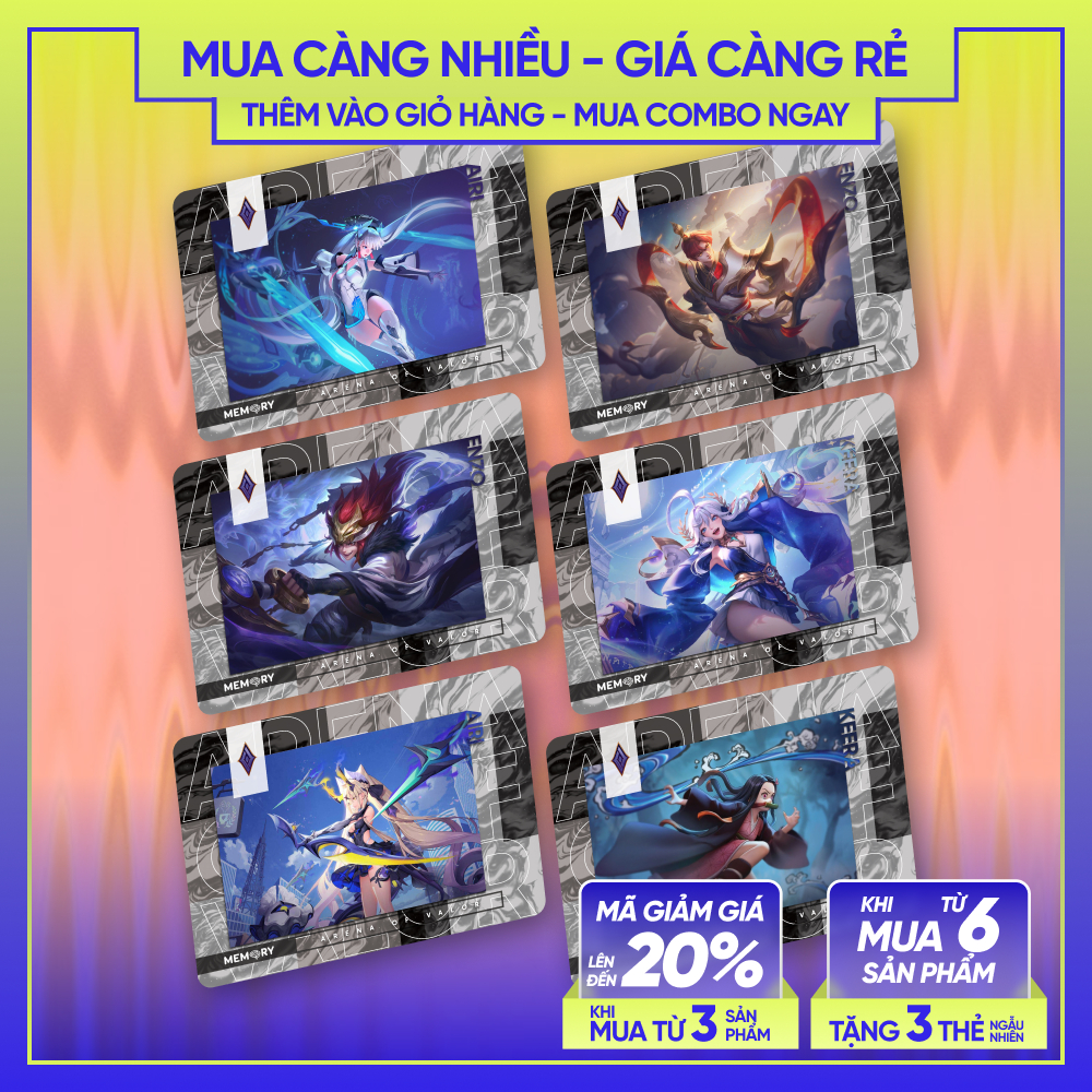 Airi Enzo Keera | CARD BO GÓC SKIN LIÊN QUÂN MOBILE - ARENA OF VALOR ST