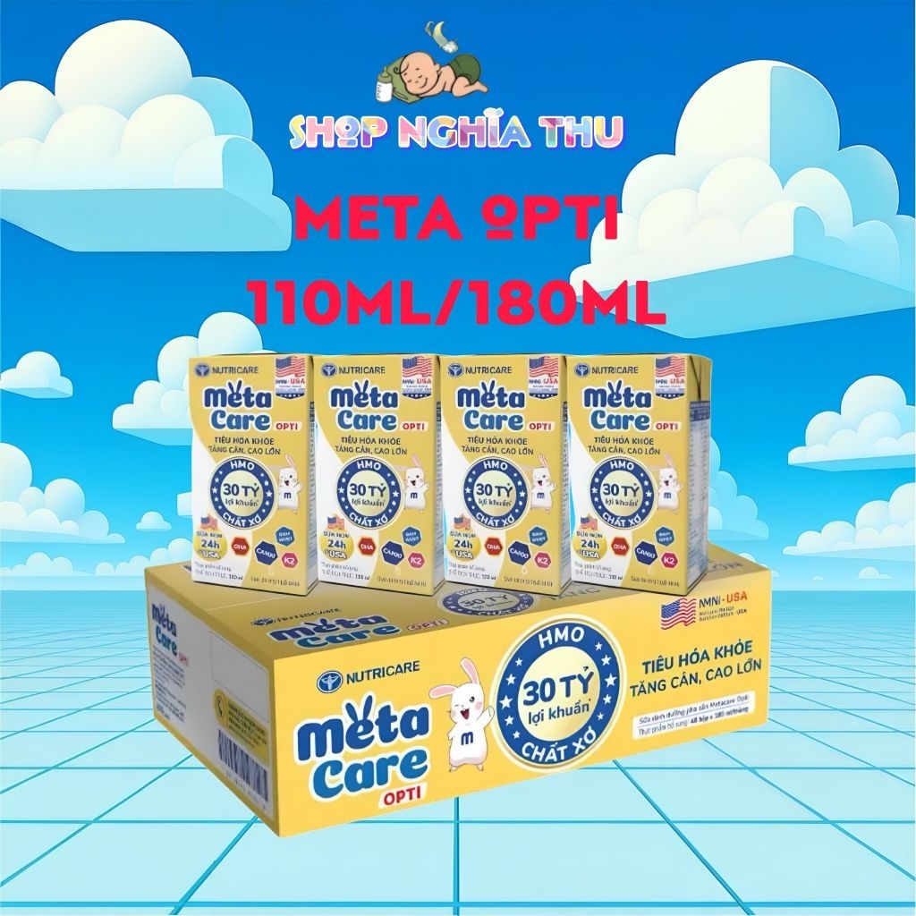 Nutricare Metacare Opti 110ml/180ml thùng 48 hộp date mới
