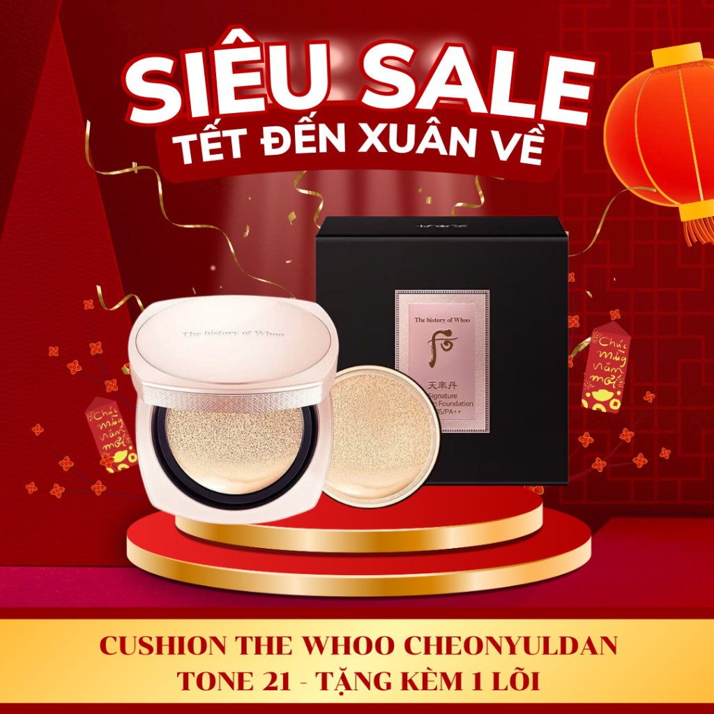 Cushion Foundation SPF30/PA++ WHO.o ( kèm 1 lõi thay )