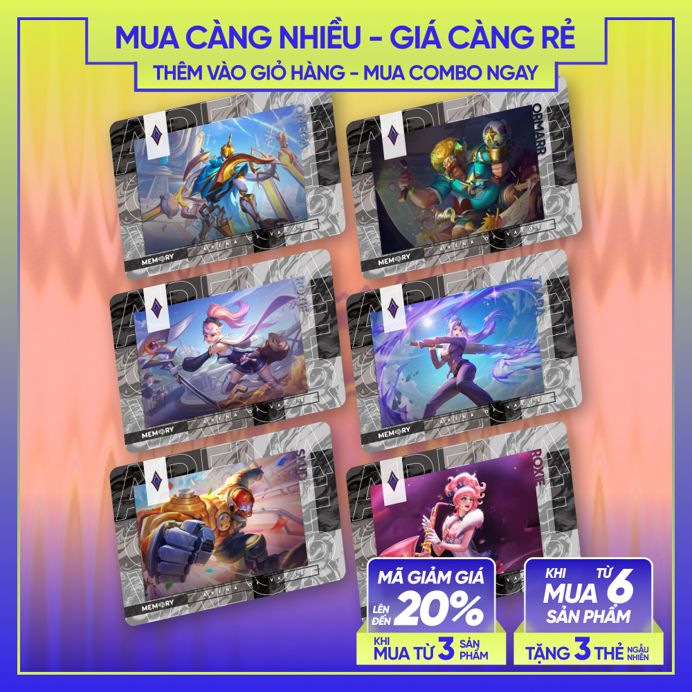 Omega Ormarr Roxie Taara Skud | CARD BO GÓC SKIN LIÊN QUÂN MOBILE - ARENA OF VALOR SP