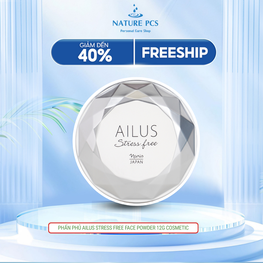 Phấn phủ trang điểm Naris Cosmetics Ailus Stress Free Face Powder SPF30 PA+++ 12g