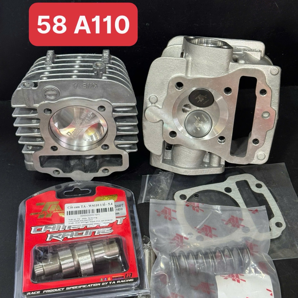 COMBO 57 Đầu Lòng Cho Wave S110 , Blade 110, RSX 110 , Alpha 110 - trái  57 máy đầu VUÔNG