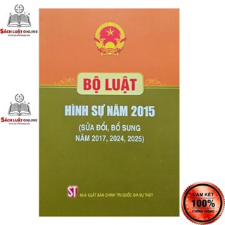 Sách - Bộ luật hình sự (sđ, bs năm 2025) NXB Chính trị quốc gia sự thật