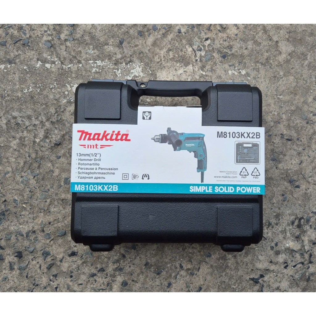 M8103KX2B MÁY KHOAN BÚA(13MM)(26 PHỤ KIỆN)