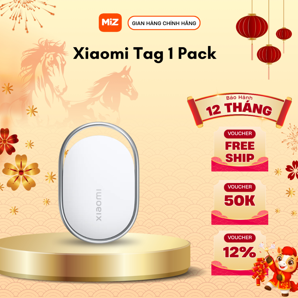 Phụ kiện định vị Xiaomi Tag 1 Pack nhỏ gọn chỉ 10g - Bảo hành 12 Tháng