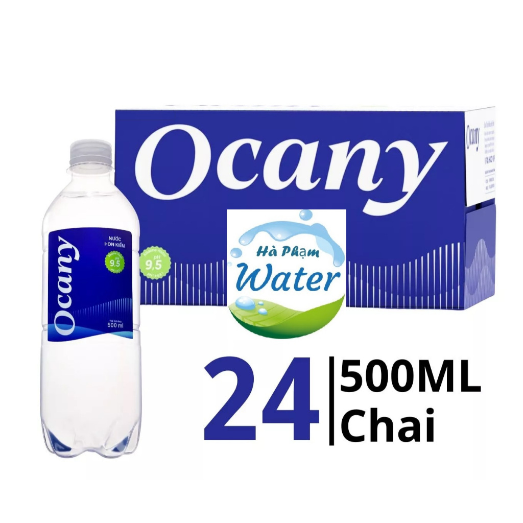 [hỏa tốc HCM ]Nước uống Ion Kiềm Ocany cao cấp pH 9.5 350ML/500ML/1500ML