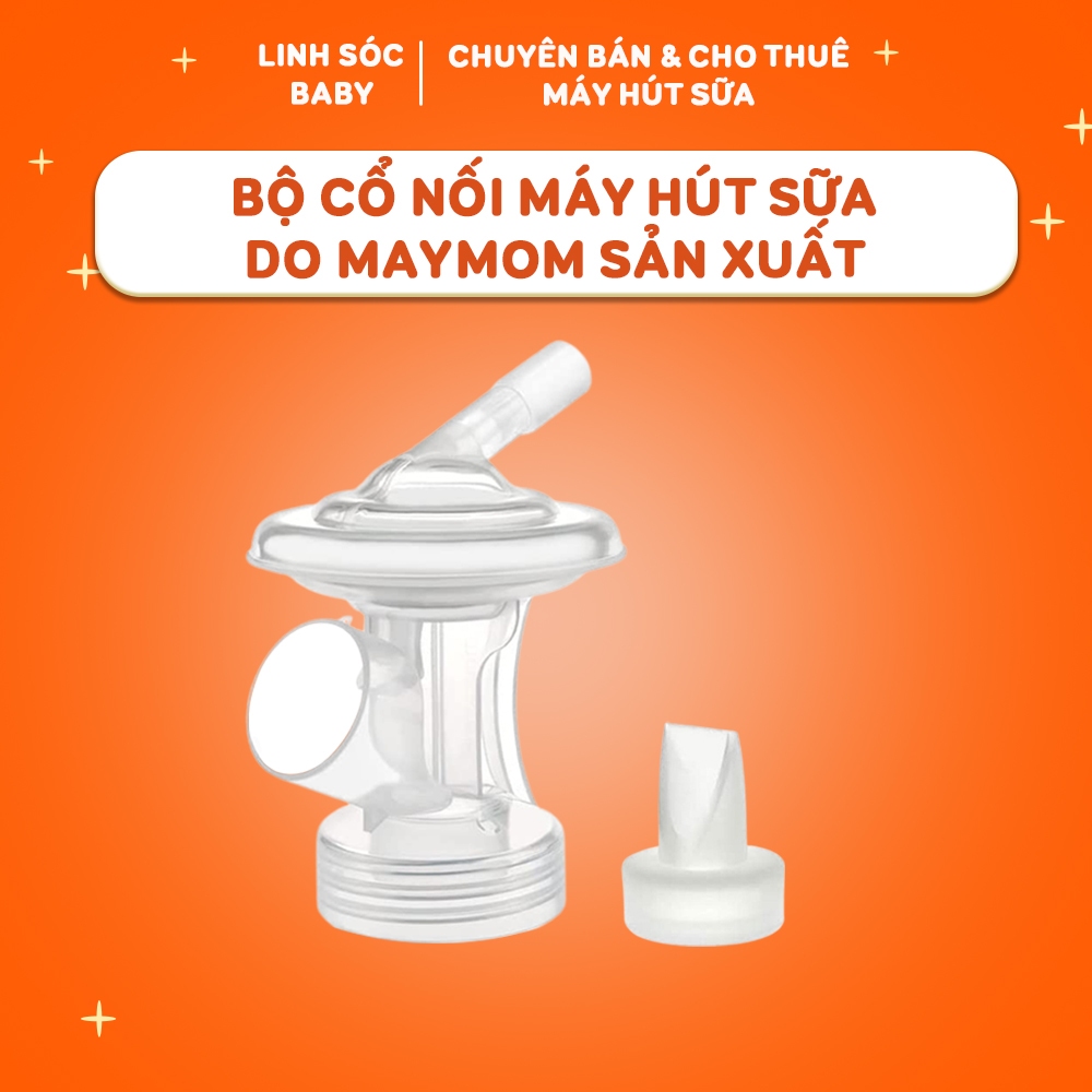 Cổ Nối Máy Hút Sữa Medela 5 Chi Tiết Chính Hãng Maymom, Tương Thích Máy Medela MaxFlow, Freestyle, S