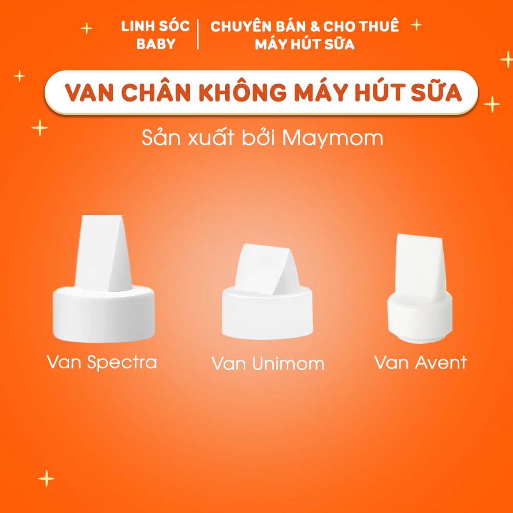Van Chân Không Máy Hút Sữa Spectra, Avent, Unimom, Cup Spectra, Rozabi