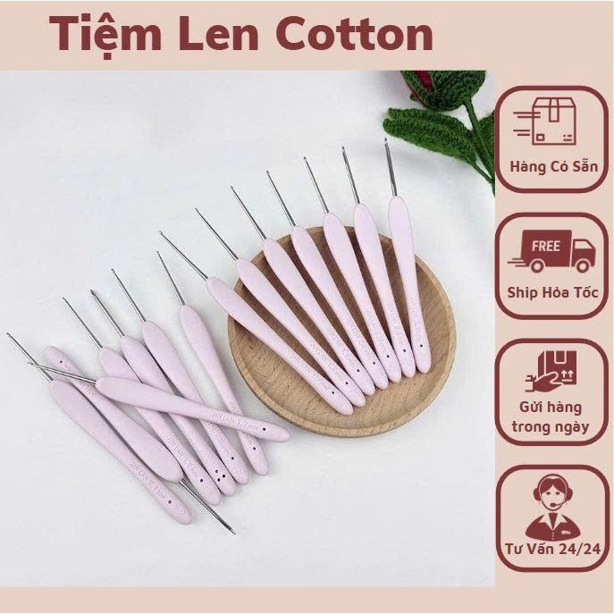 Kim móc len Jinlan cán nhựa dẻo