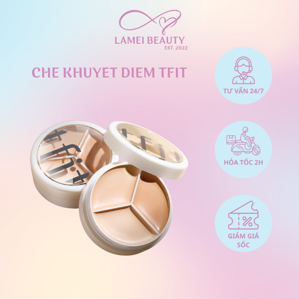 Che khuyết điểm TFIT, Ckđ triệt sắc tfit che phủ cao, kiềm dầu, lâu trôi Cover Up Pro 20g lamei.beau