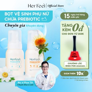 Bọt Dung Dịch Vệ Sinh Nữ PlayAh! Her Feel Prebiotic - Dòng Sensitive Dưỡng Ẩm Chuyên Sâu/Rose Sạch Thơm Toàn Diện 150ml