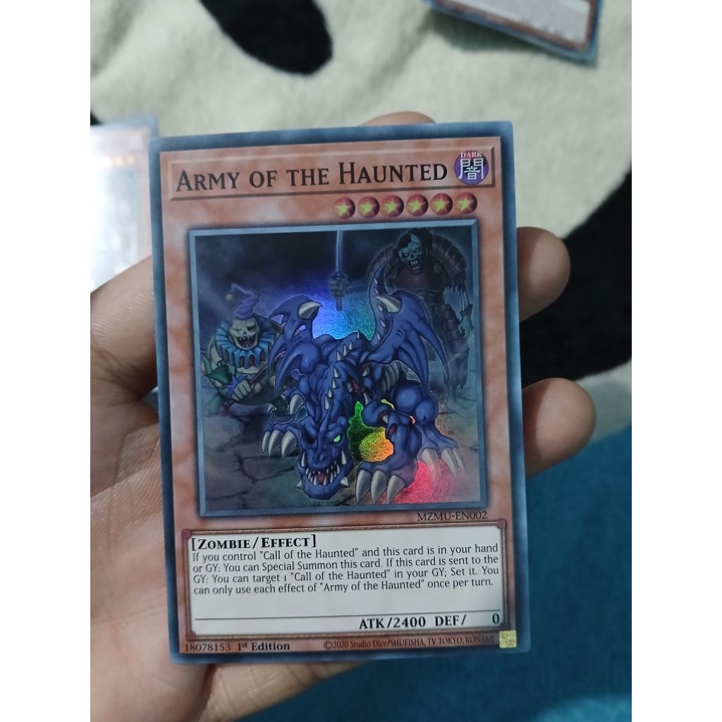 [Yugioh Biên Hòa Store] 1 lá thẻ bài MZMU-EN002 Army of the Haunted Super Rare 1st