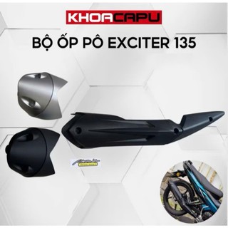 Bộ Ốp Pô Exciter 135 Mẫu LC V6 Malay, Ốp Che Bô, Chụp Đuôi Bô Xe Ex135