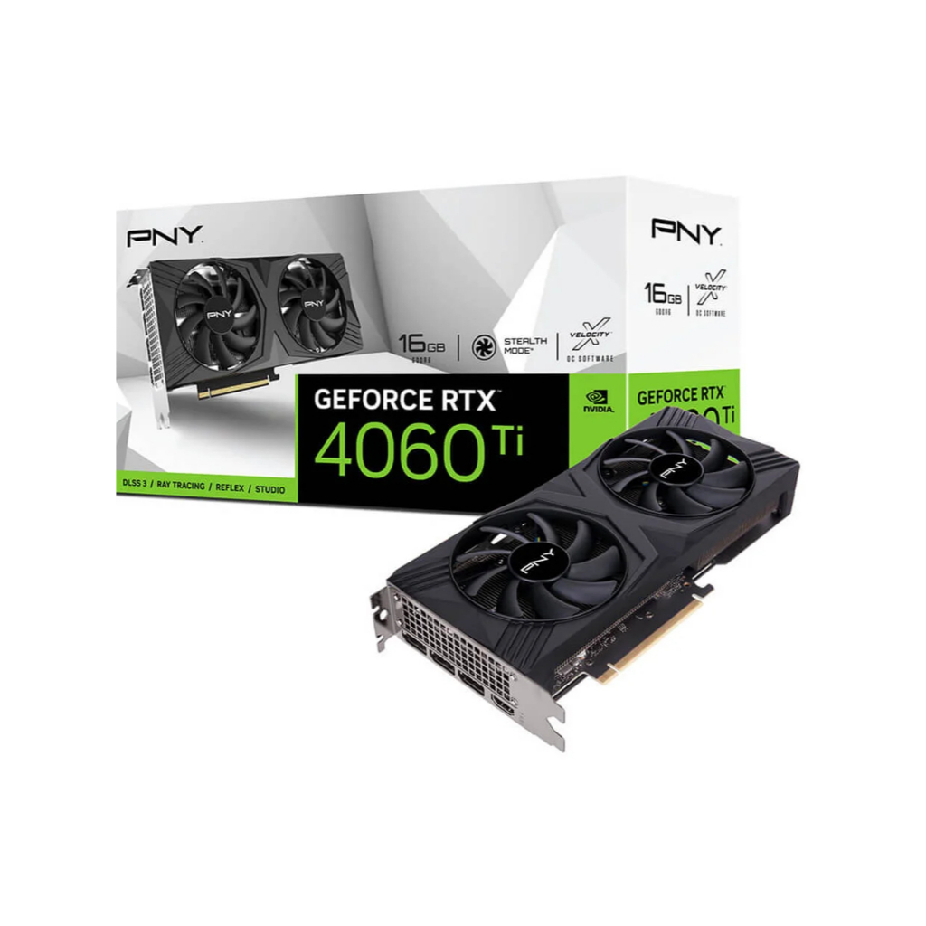 Card Màn Hình VGA PNY RTX 4060 Ti 16GB Verto GDDR6 NEW SEAL BẢO HÀNH CHÍNH HÃNG 36 THÁNG