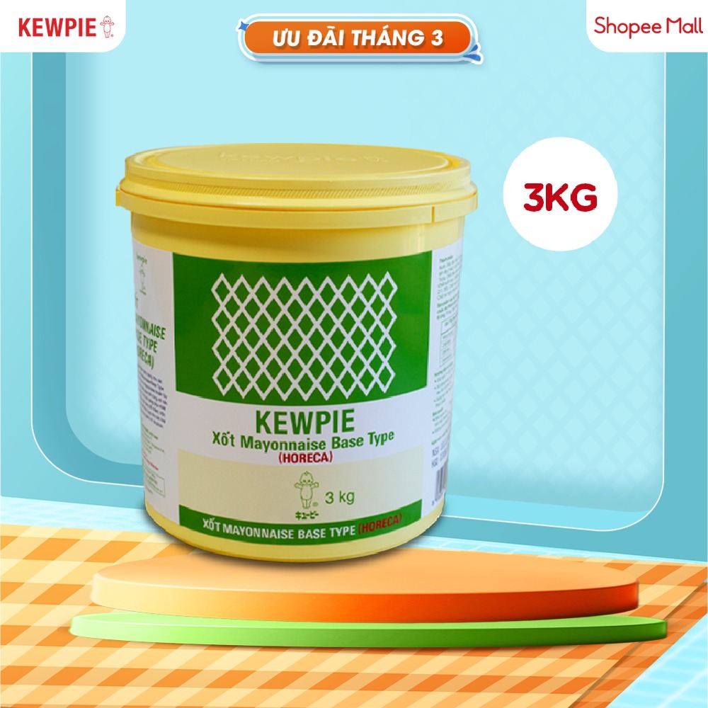 Xốt Mayonnaise Base Type (Horeca) - Kewpie (Xô 3kg)