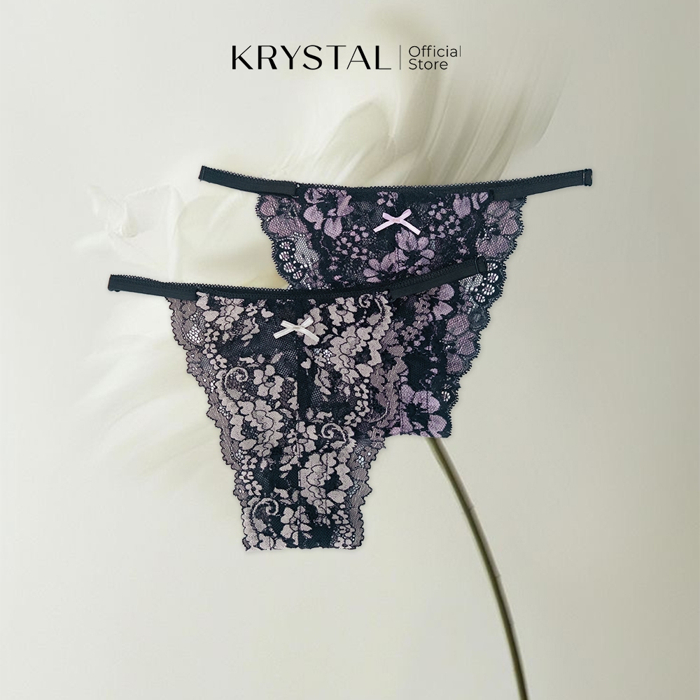 Q080 – Quần lót ren KRYSTAL Lace T-Back