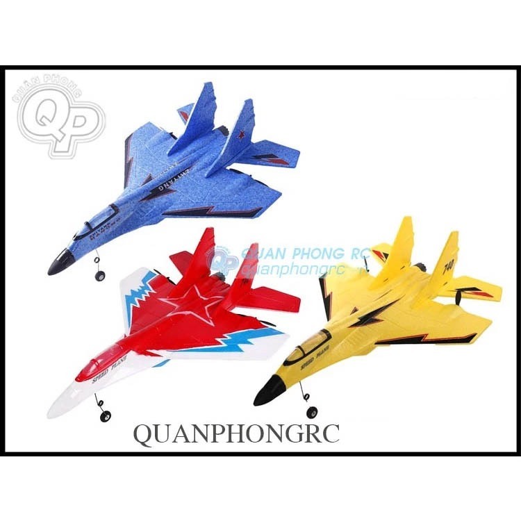 Máy Bay SU27 ZY 740 440mm Wingspan EPP RC Airplane RTF Kèm LED