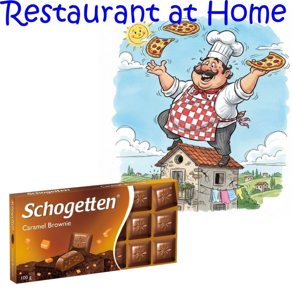 Socola Schogetten Caramel Brownie 100g, Chocolate Sữa Nhân Caramel Kèm Bánh Brownie