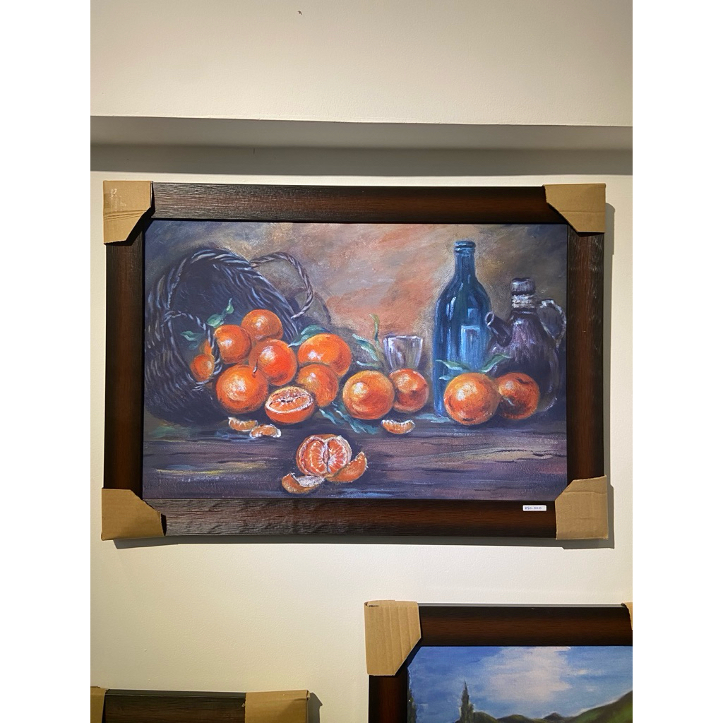 Tranh Canvas Treo Tường 40x60 In Từ Tranh Vẽ Tay – Khung Giả Gỗ Trang Trí Phòng, Quán Cafe, Homestay