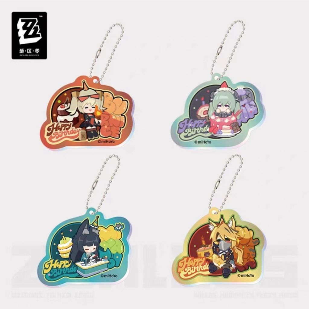 [miHoYo] Túi mù blind box móc khóa sinh nhật các nhân vật HB2U Zenless Zone Zero ZZZ 3Z