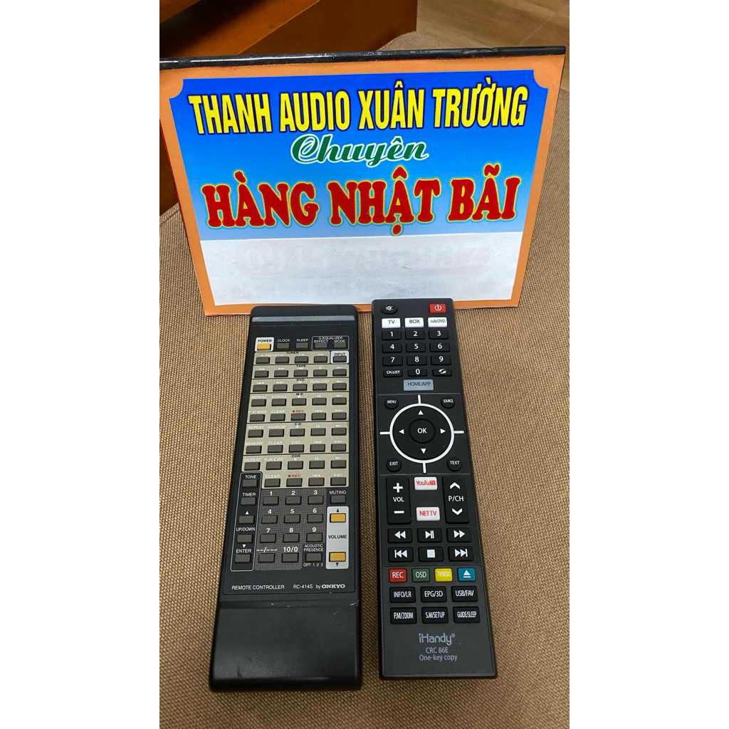 Khiển học dàn ONKYO R 805X (mã khiển RC-414S)