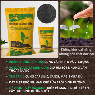 Đất Sạch ONIC 20dm3 / 50dm3 Trồng Rau Trồng Cây – Giao Nhanh TP.HCM Sài Gòn
