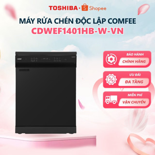 [Shopee giao - lắp 0Đ HCM HN] Máy rửa chén độc lập Comfee CDWEF1401HB-W-VN (14 bộ) - Bảo hành 24 tháng