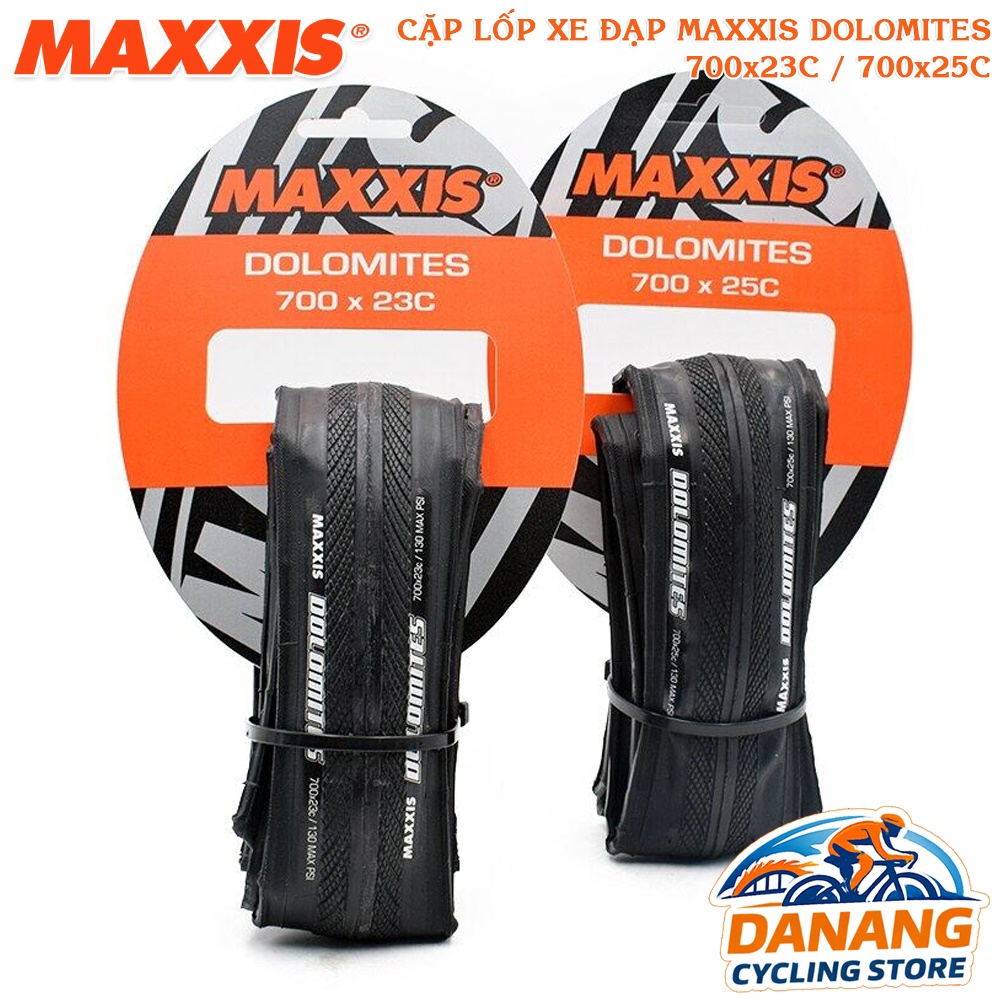 Cặp Lốp (Vỏ) Gấp Xe Đạp MAXXIS Dolomites 700x23C / 700x25C – Vỏ Gấp Nhẹ, Bám Đường Tốt