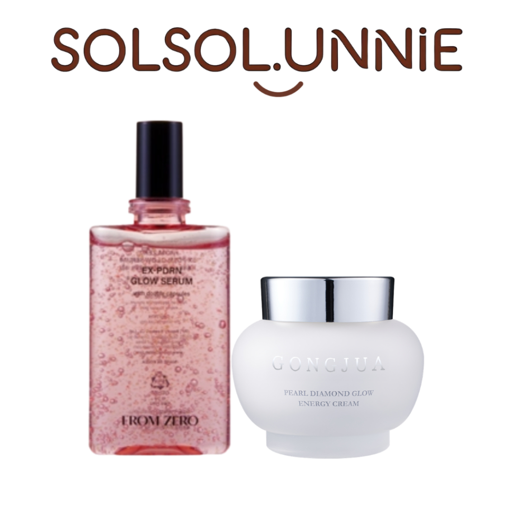 CB_345 Gongjua Pearl Diamond Glow Energy Cream + Serum meso From Zero EX-PDRN Glow 100ml