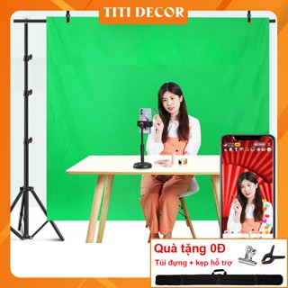 Vải Xanh Lá, Vải Tách Nền Chuyên Dụng Livestream, Phông Chụp Ảnh Sản Phẩm, Phông Nền Xanh Quay Phim