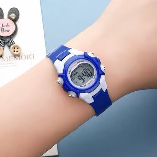 Đồng hồ trẻ em kỹ thuật số đèn LED 7 màu cho bé gái - bé trai 3-10 tuổi tốt nhất