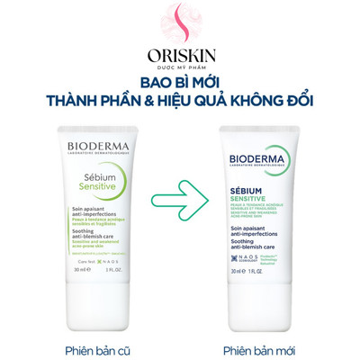 Bioderma Kem Dưỡng Giảm Mụn Cho Da Mụn Bị Suy Yếu Và Nhạy Cảm Sebium Sensitive 30ml