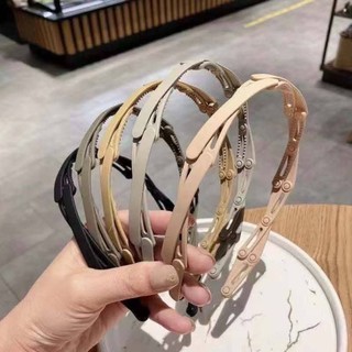 Bờm cài tóc nhún xếp ly  phong cách tiểu thư