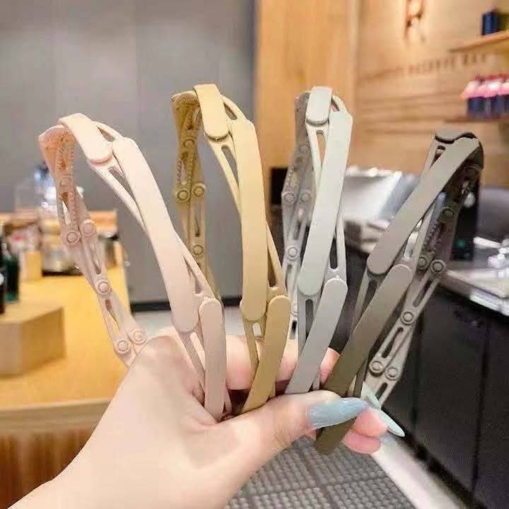 Bờm cài tóc nhún xếp ly  phong cách tiểu thư