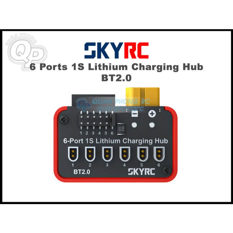 Hub Sạc SKYRC 1S 6 Cổng BT2.0 6 Ports 1S Lithium Charging Hub BT2.0 For B6 Neo Series