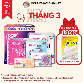 [HÀNG CTY] Băng vệ sinh DIANA Sensi Cool Siêu Thấm SMC MKC