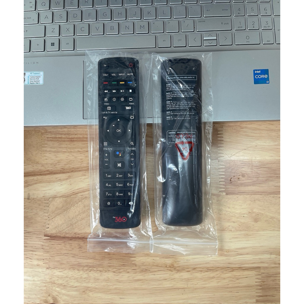 Điều khiển đầu Viettel TV360 giọng nói hàng chính hãng( Dùng chung tất cả đầu TV 360 Viettel)