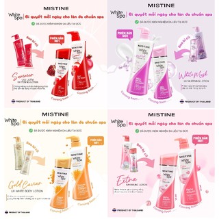 [Chính Hãng] Lotion Dưỡng Trắng Da Mistine White Spa 400ml Thái Lan - 1 Chai