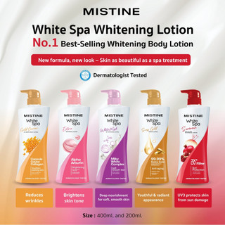 [Chính Hãng] Lotion Dưỡng Trắng Da Mistine White Spa 400ml Thái Lan - 1 Chai
