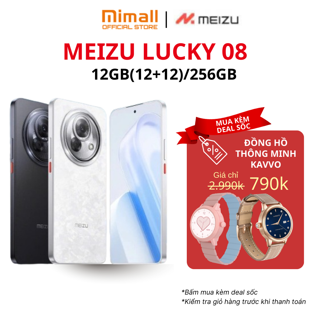 Điện Thoại Meizu Lucky 08 | Màn Hình LTPO Amoled 6.78" 144Hz | Snapdragon 7s Gen 2 |  Pin 6000mAh Sạ