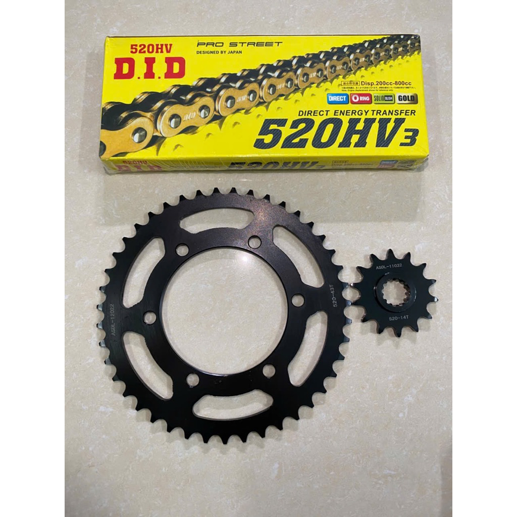 Nhông xích sên dĩa xích kawasaki ninja 300/400 _ Nhông sên dĩa dành cho xe ninja300/ ninja400