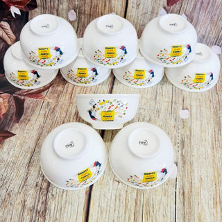 bộ 10 chén ăn cơm 11.5cm - chén ăn cơm cô gái nấu bếp