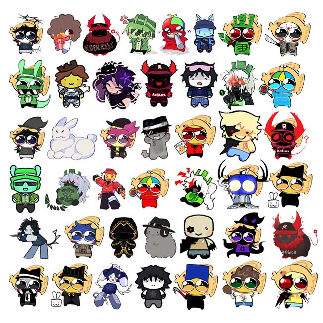 Sticker forsaken chance Dusekkar Taph Two Time Shedletsky Elliot Veeronica Slasher Guest 666 Builder